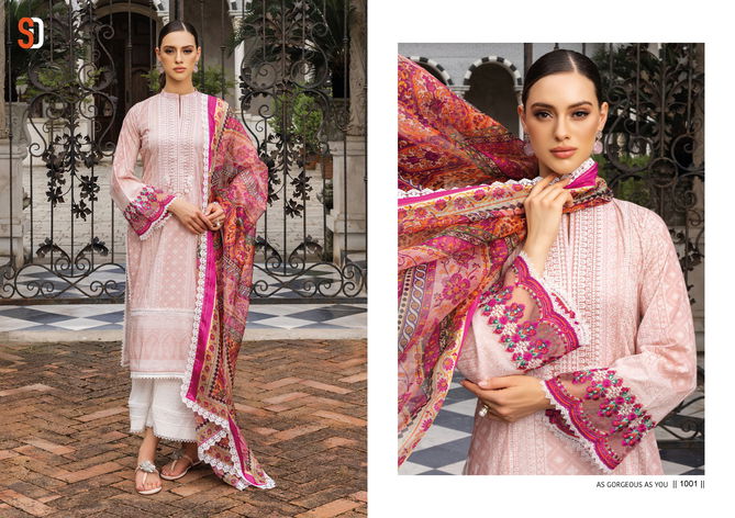 Bliss Vol 01 By Sharaddha Cotton Pakistani Suits Catalog